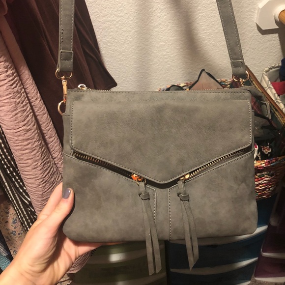 Francesca's Collections Handbags - Francesca’s Gray Crossbody
